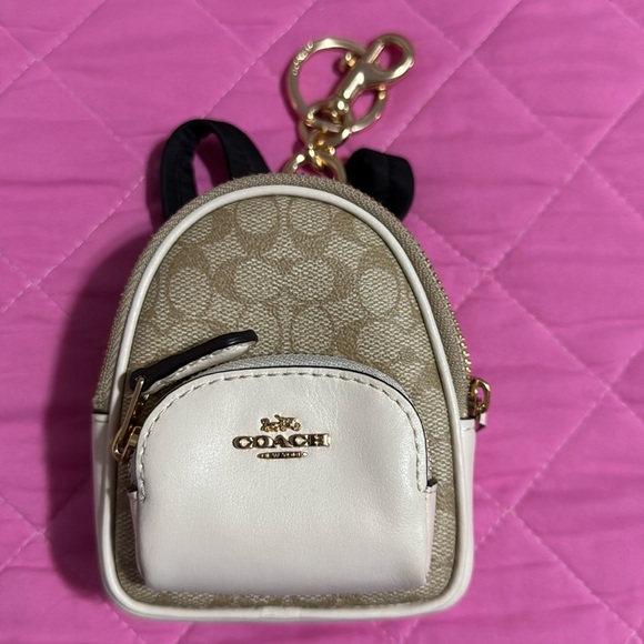 Coach Backpack Bag charm - Picture 1 of 6